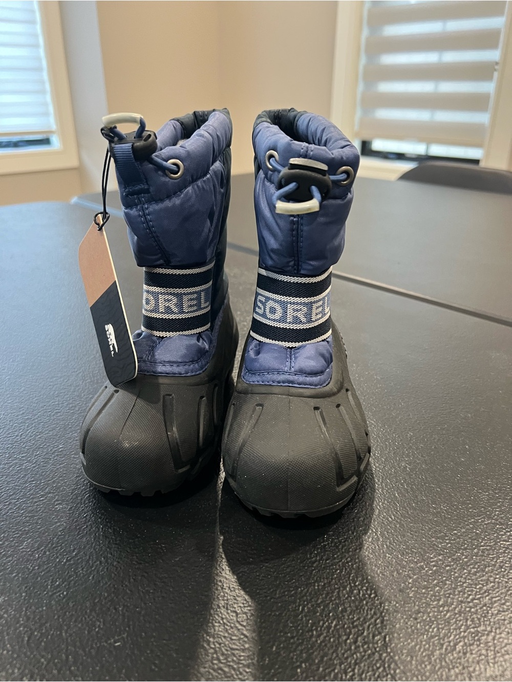 Sorel Kids Navy Insulated Snow Boots